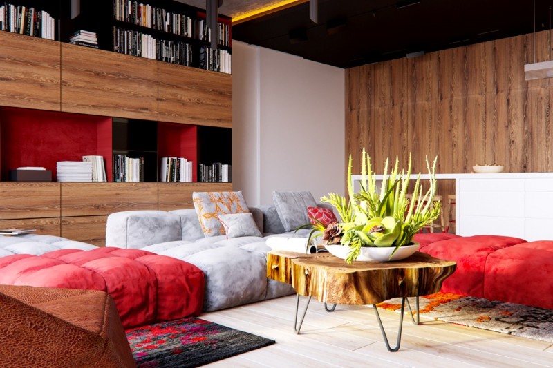 Азиатские мотивы в интерьере просторной квартиры Азиатские мотивы в интерьере просторной квартиры