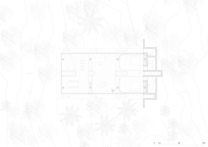 Дом со стеклянными стенами в Бразилии