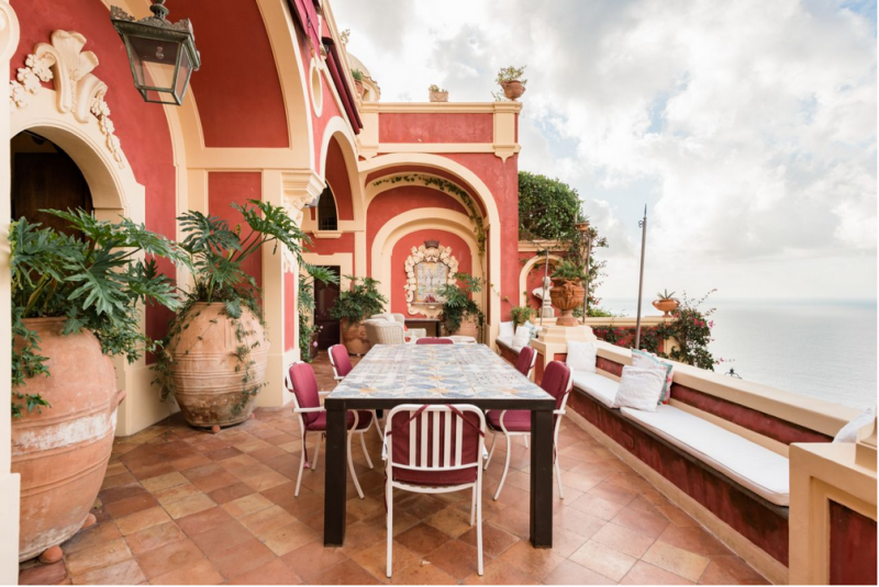 Дом в стиле "барокко" на холмах Позитано, Италия Дом в стиле "барокко" на холмах Позитано, Италия