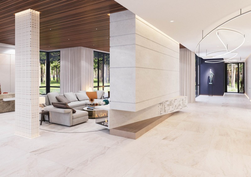 Интерьер роскошного загородного дома Интерьер роскошного загородного дома