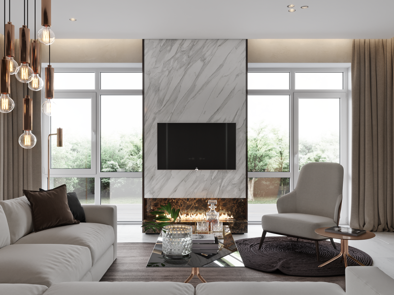 Интерьер в коричнево-бежевых тонах Интерьер в коричнево-бежевых тонах