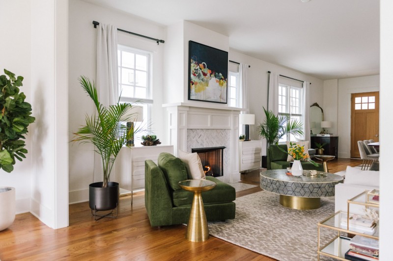 Сочетание винтажа и модерна в интерьере дома в Нашвилле, Теннесси