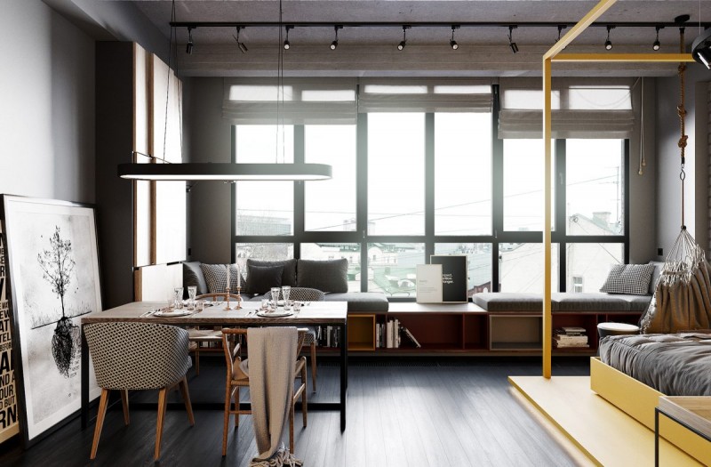 Студия для молодой девушки