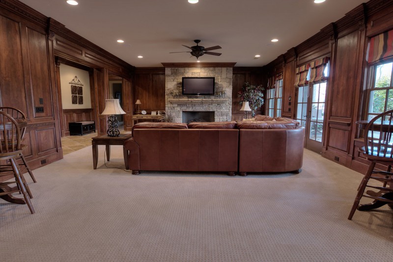 Вневременная элегантность обстановки дома в городе Розуэлл, штат Джорджия