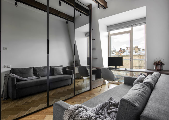 Элегантная атмосфера квартиры в Вильнюсе Элегантная атмосфера квартиры в Вильнюсе