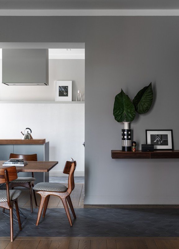 Оформление квартиры в серой гамме