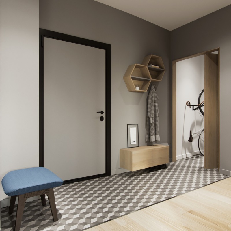 Светлая квартира площадью 68 кв.м.