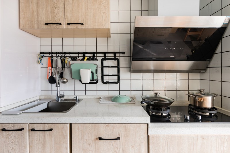 Апартаменты, оформленные в теплых тонах в городе Сиань, Китай