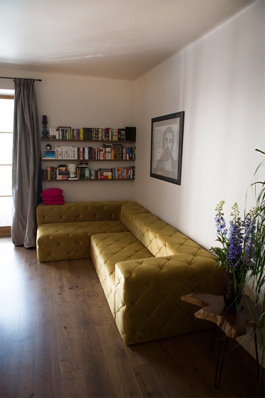 Интерьер богемной квартиры для семейной пары с детьми