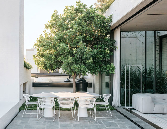 Интерьер кливлендской резиденции на крыше