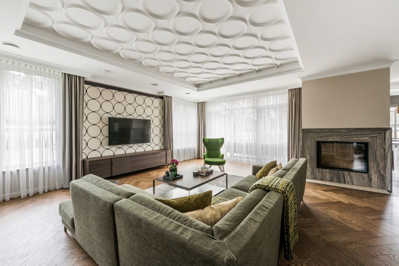 Интерьер коттеджа в приглушенных тонах Интерьер коттеджа в приглушенных тонах