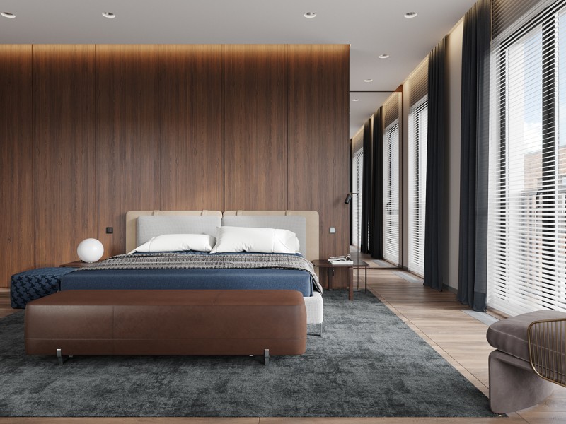 Интерьер загородного дома с террасой на крыше площадью 250 кв.м. Интерьер загородного дома с террасой на крыше площадью 250 кв.м.