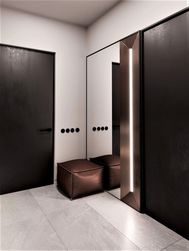 Контрастный дизайн интерьера