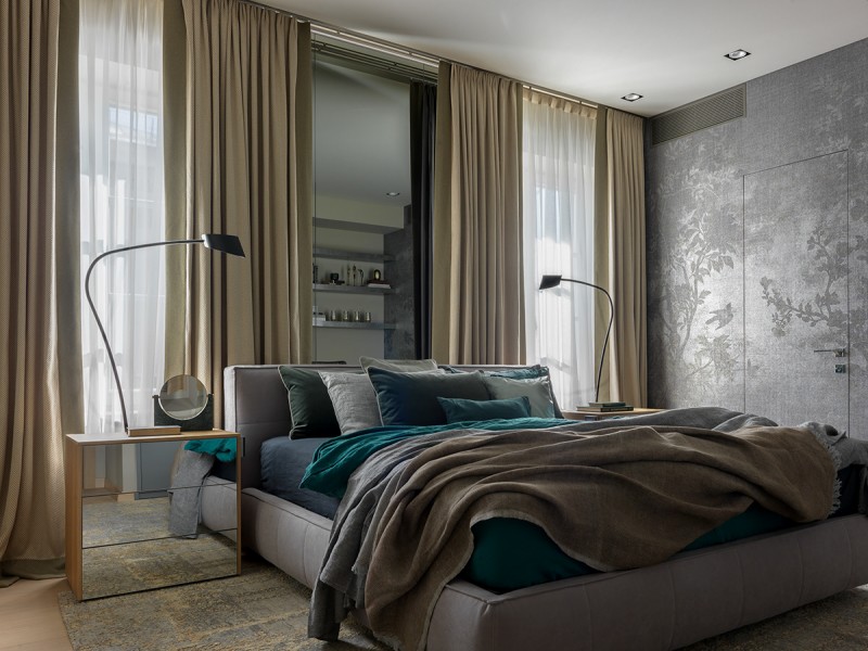 Оформление квартиры в бежево-серой гамме