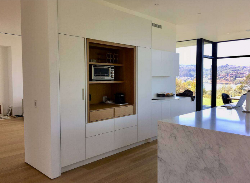 Современный одноэтажный дом, расположенный в Милл-Вэлли, Калифорния