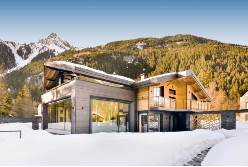 Ультрасовременное шале с видом на Монблан