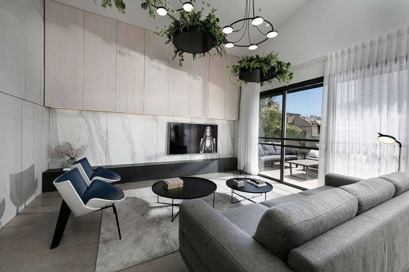 Израильские апартаменты в индустриальном стиле