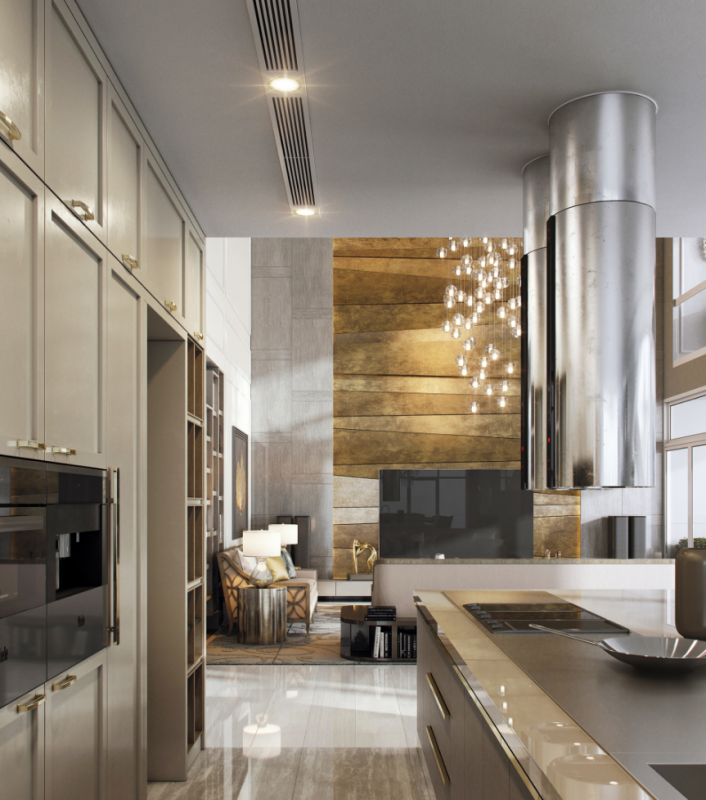 Гостиная пентхауса во Вьетнаме