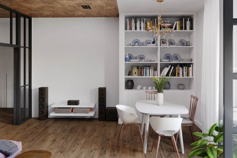 Интерьер удобной комфортной квартиры