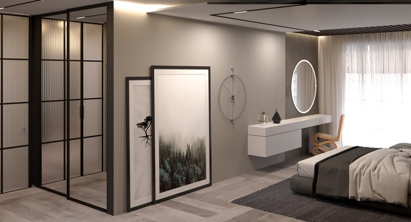 Изящный дом с вертикальными садами и уникальной системой освещения