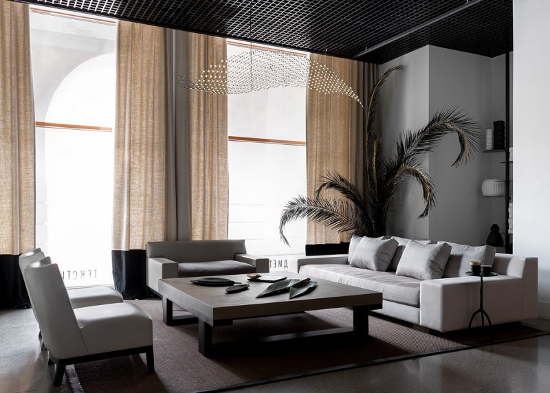 Комфортная зона отдыха в шоуруме