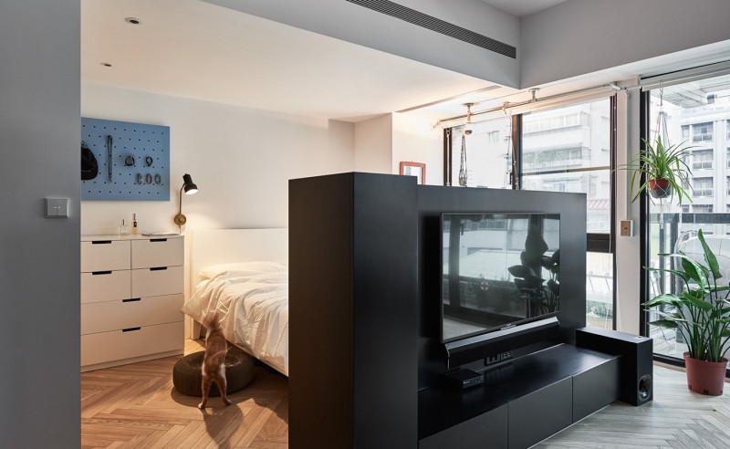 Небольшой функциональный лофт в Тайбэе