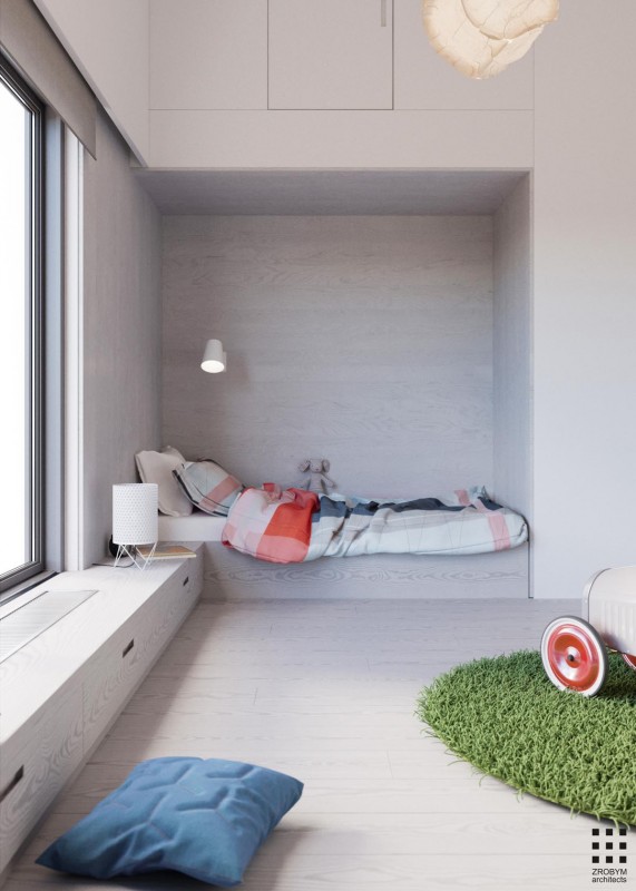 Проект дома, оформленного в спокойных тонах