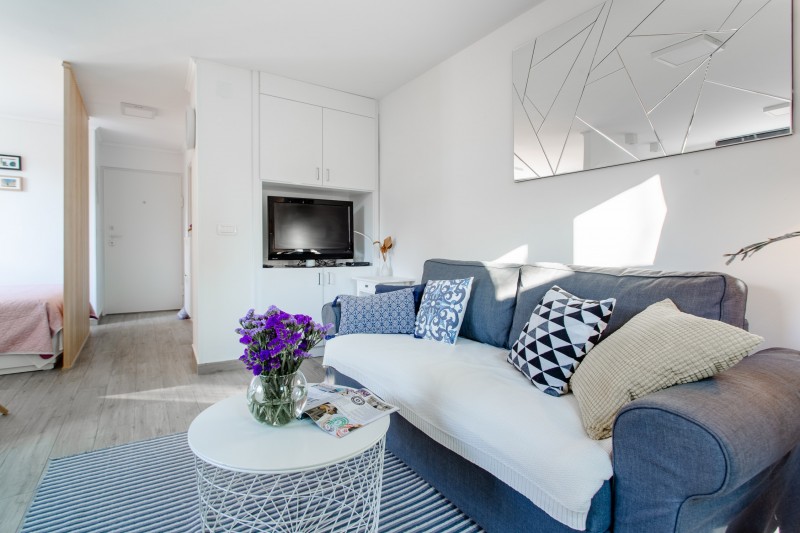 Апартаменты, оформленные в нейтральной цветовой палитре