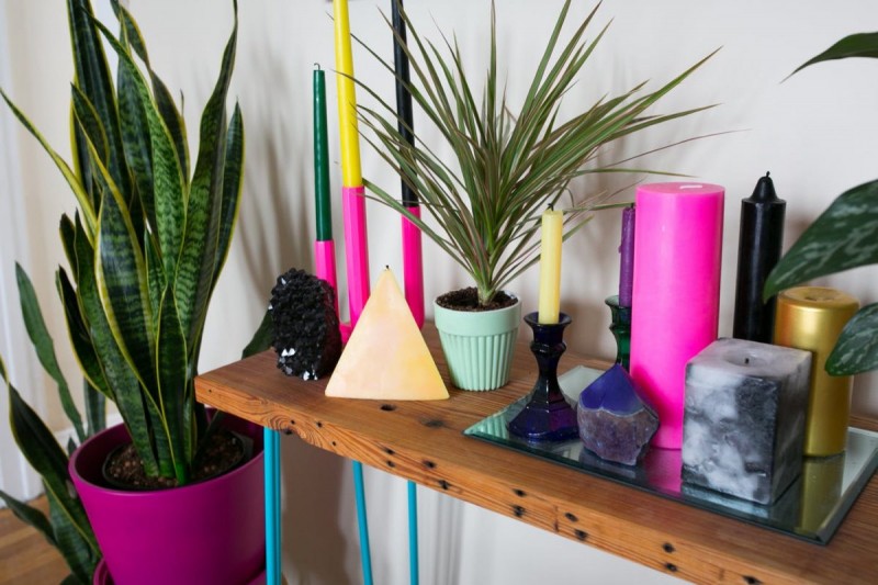 Красочный интерьер квартиры в Чикаго Красочный интерьер квартиры в Чикаго