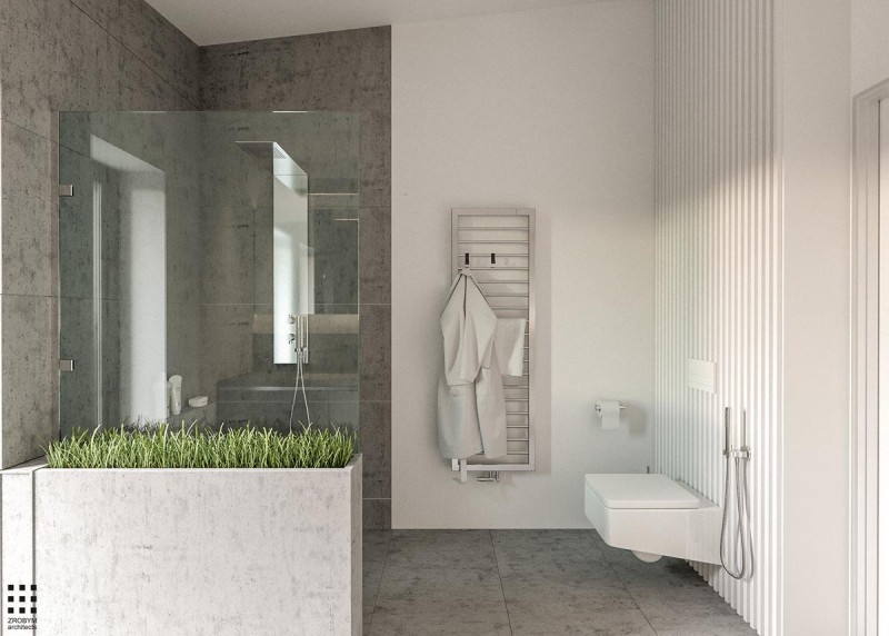 Проект дома, оформленного в спокойных тонах