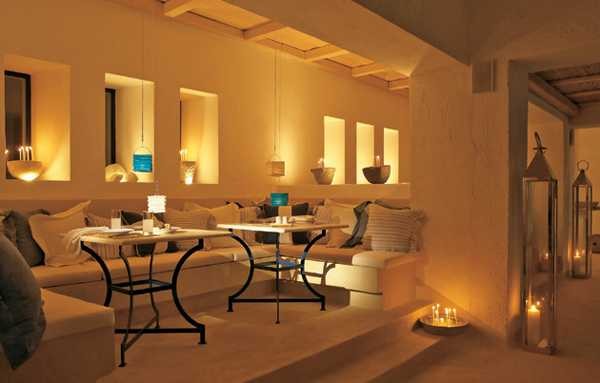 Роскошный отель Mykonos Blu на острове Миконос, Греция