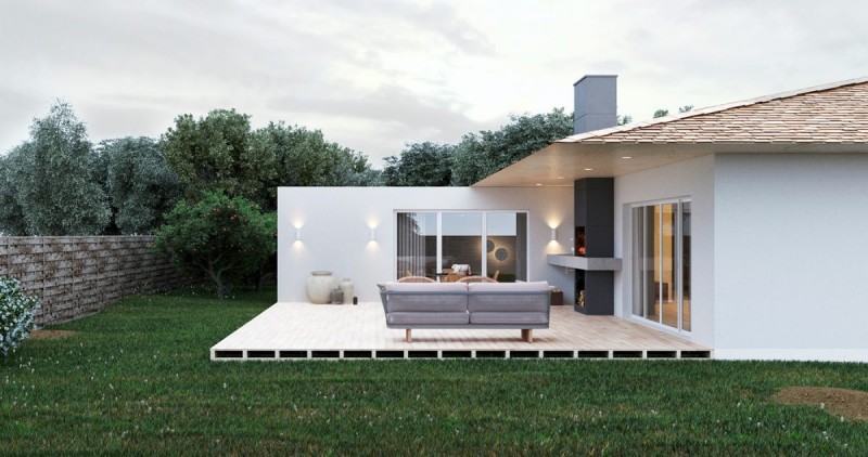 Со вкусом оформленный загородный дом