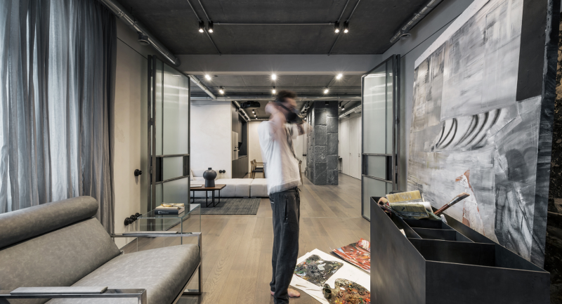 Стильная квартира художника Стильная квартира художника