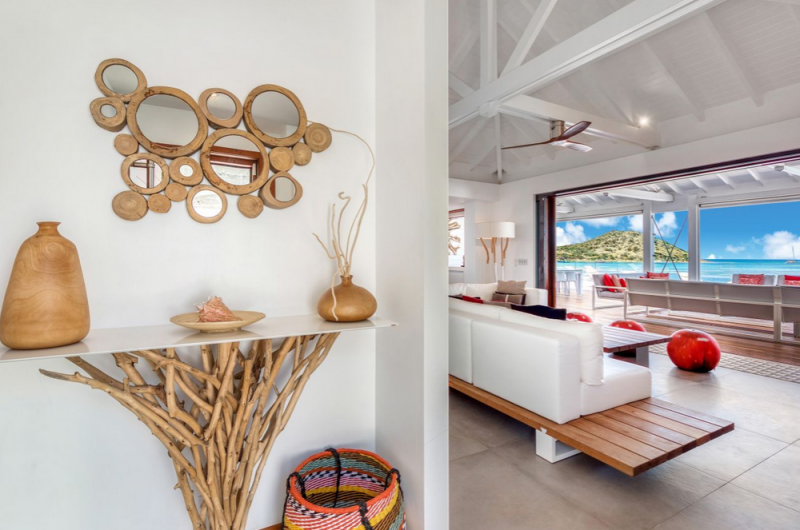 Впечатляющая вилла на берегу океана на острове Сен-Мартен Впечатляющая вилла на берегу океана на острове Сен-Мартен