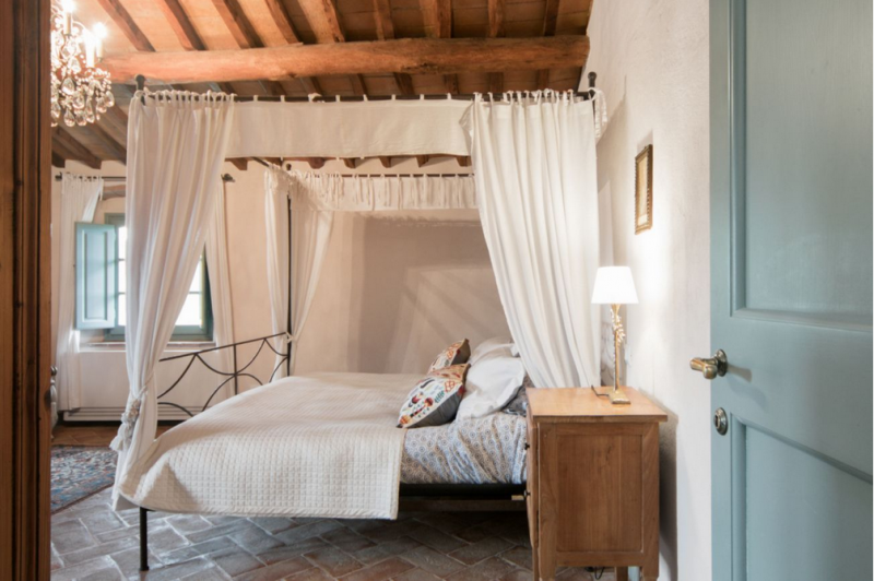 Деревенская усадьба с видом на холмы Кьянти, Италия Деревенская усадьба с видом на холмы Кьянти, Италия