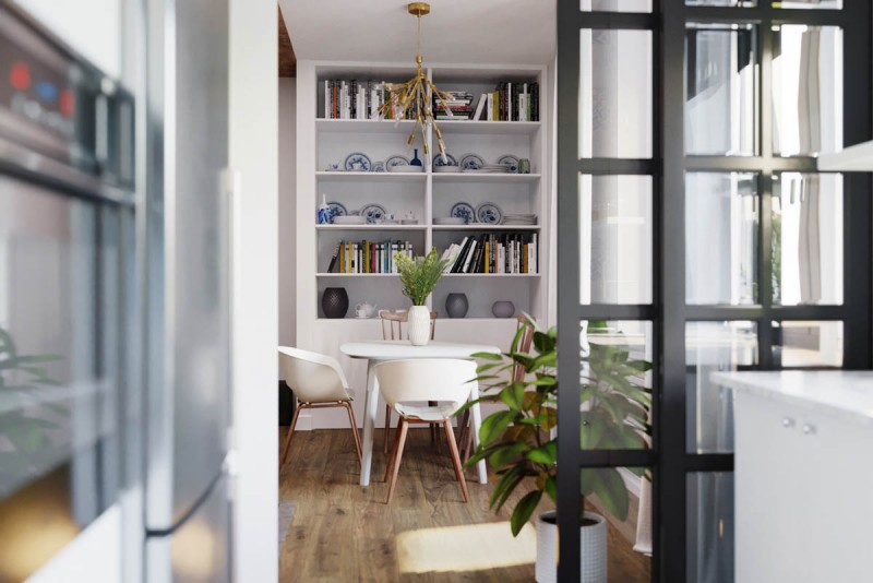 Интерьер удобной комфортной квартиры