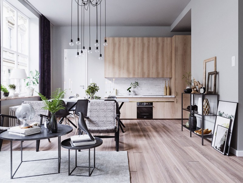 Квартира в скандинавском стиле