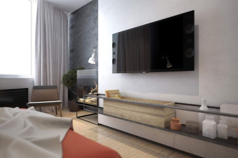 Минималистичный лофт для молодой семьи