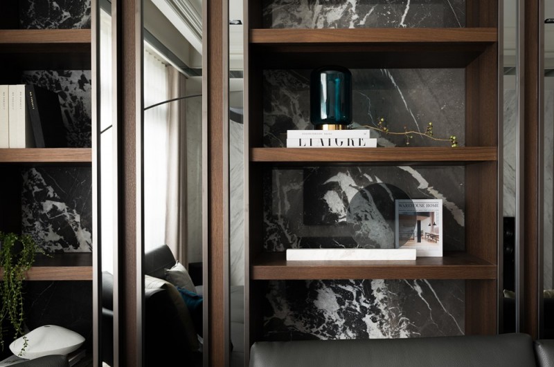 Спокойная и сдержанная атмосфера квартиры в городе Тайчжун, Тайвань