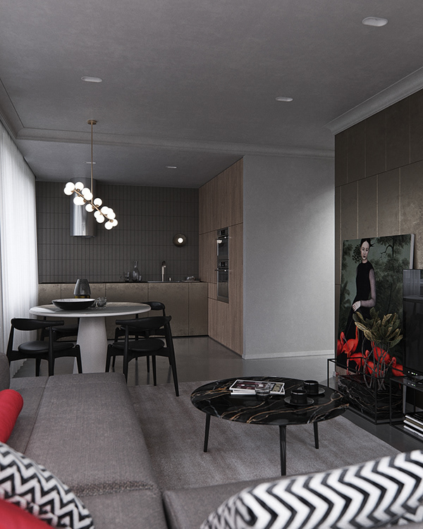 Эклектика, сочетающая минимализм, современную классику и скандинавский стиль