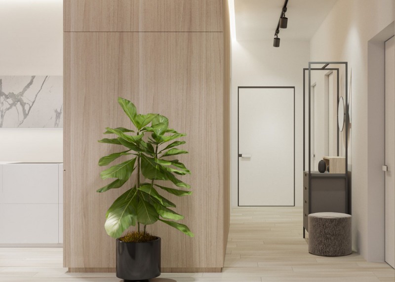 Интерьер просторной светлой квартиры