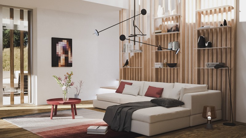 Проект полуутопленного в склоне холма дома