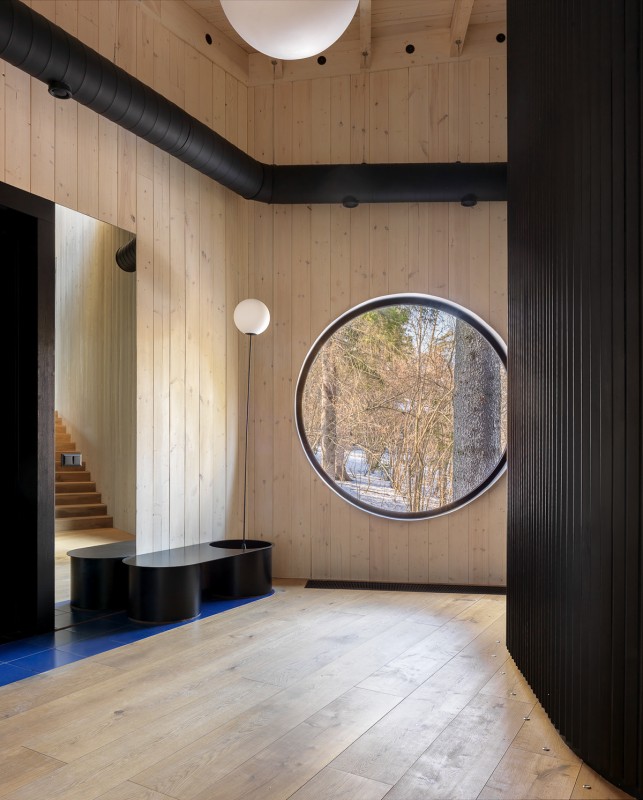 Футуристические элементы в дизайне загородного дома