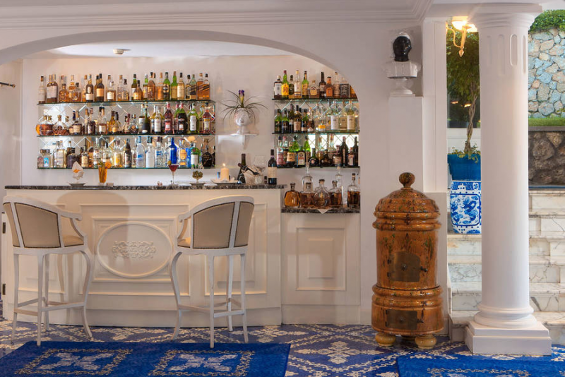 Интерьер отеля Casa Morgano на Капри