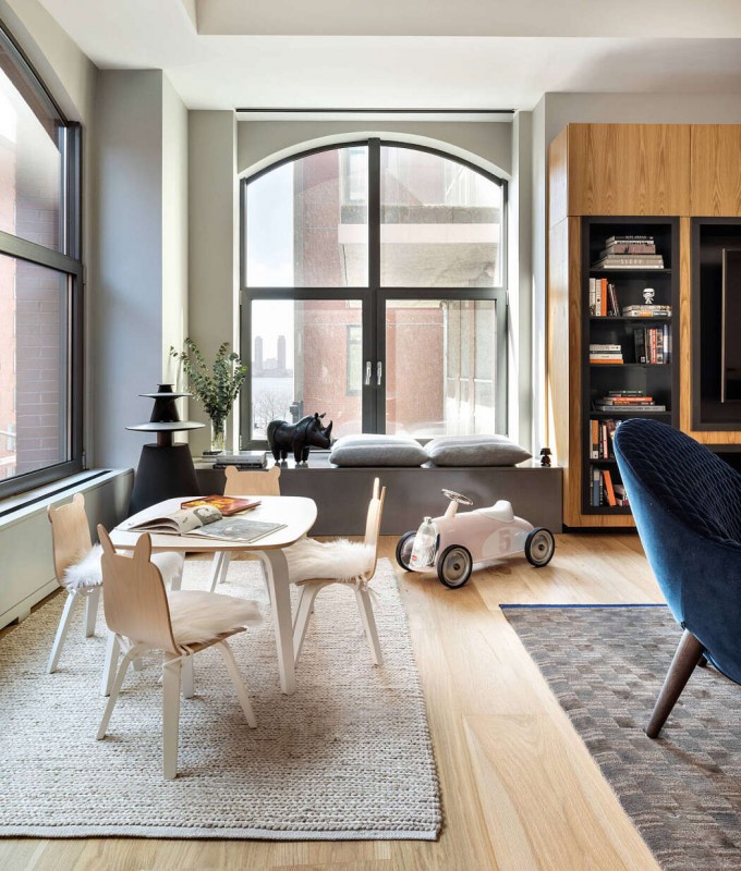 Лофт, расположенный в Трибеке, Нью-Йорк