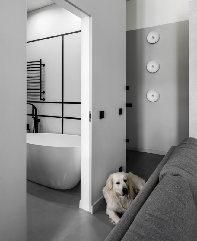 Небольшая квартира с открытой планировкой в Вильнюсе