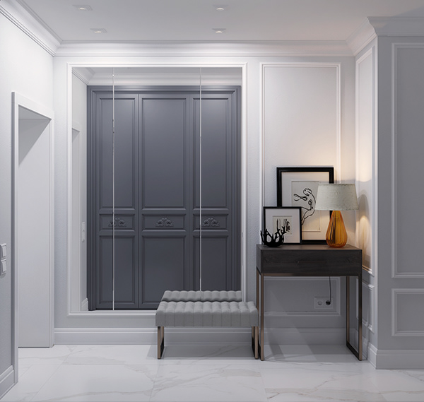 Интерьер квартиры в неоклассическом стиле