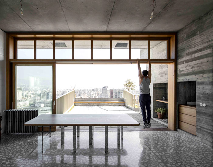 Интерьер пентхауса в Бейруте Интерьер пентхауса в Бейруте