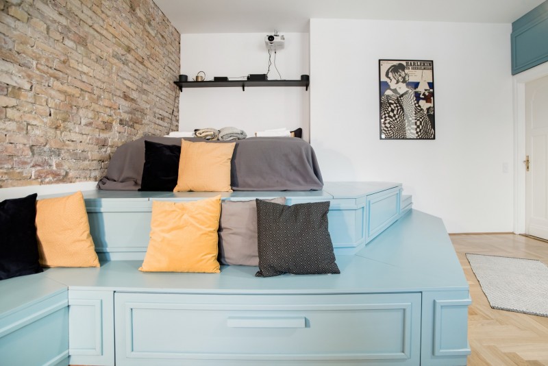 Интерьер стильной квартиры в Будапеште