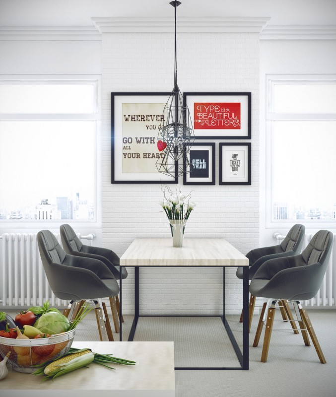 Интерьер светлых апартаментов Интерьер светлых апартаментов